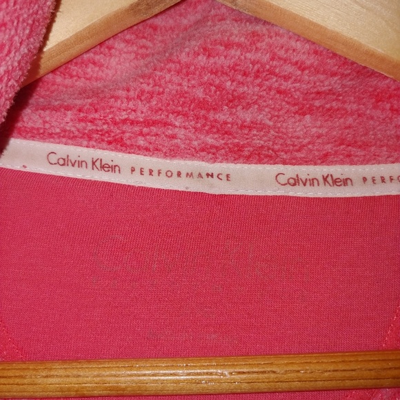 Calvin Klein Pink Fleece Women's Medium - Picture 2 of 5